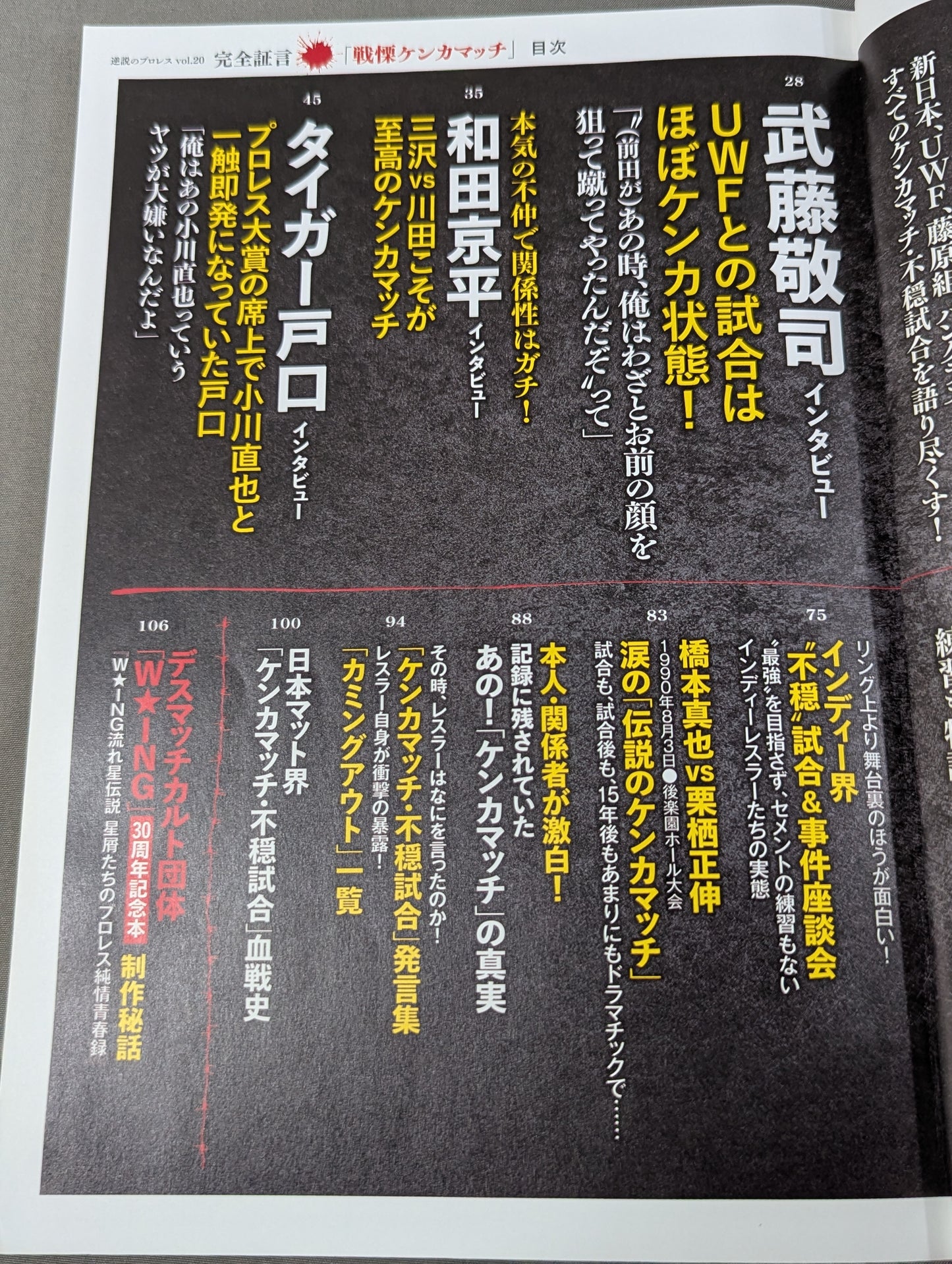 Series Paradoxical Pro Wrestling  Vol.20 Complete Testimony Pro Wrestling  "Battle of the Dead" Blood Code