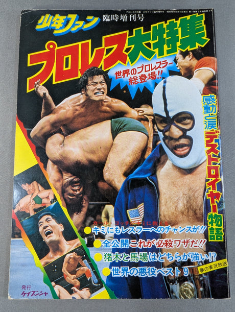 少年ファン臨時増刊号  プロレス大特集!