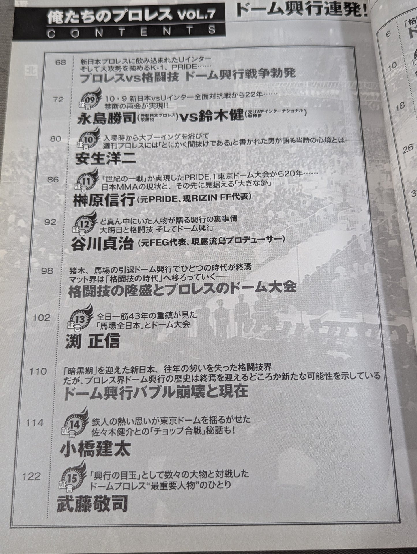 俺たちのプロレス Vol.7 ドーム興行連発!プロレス・バブル時代の光と闇