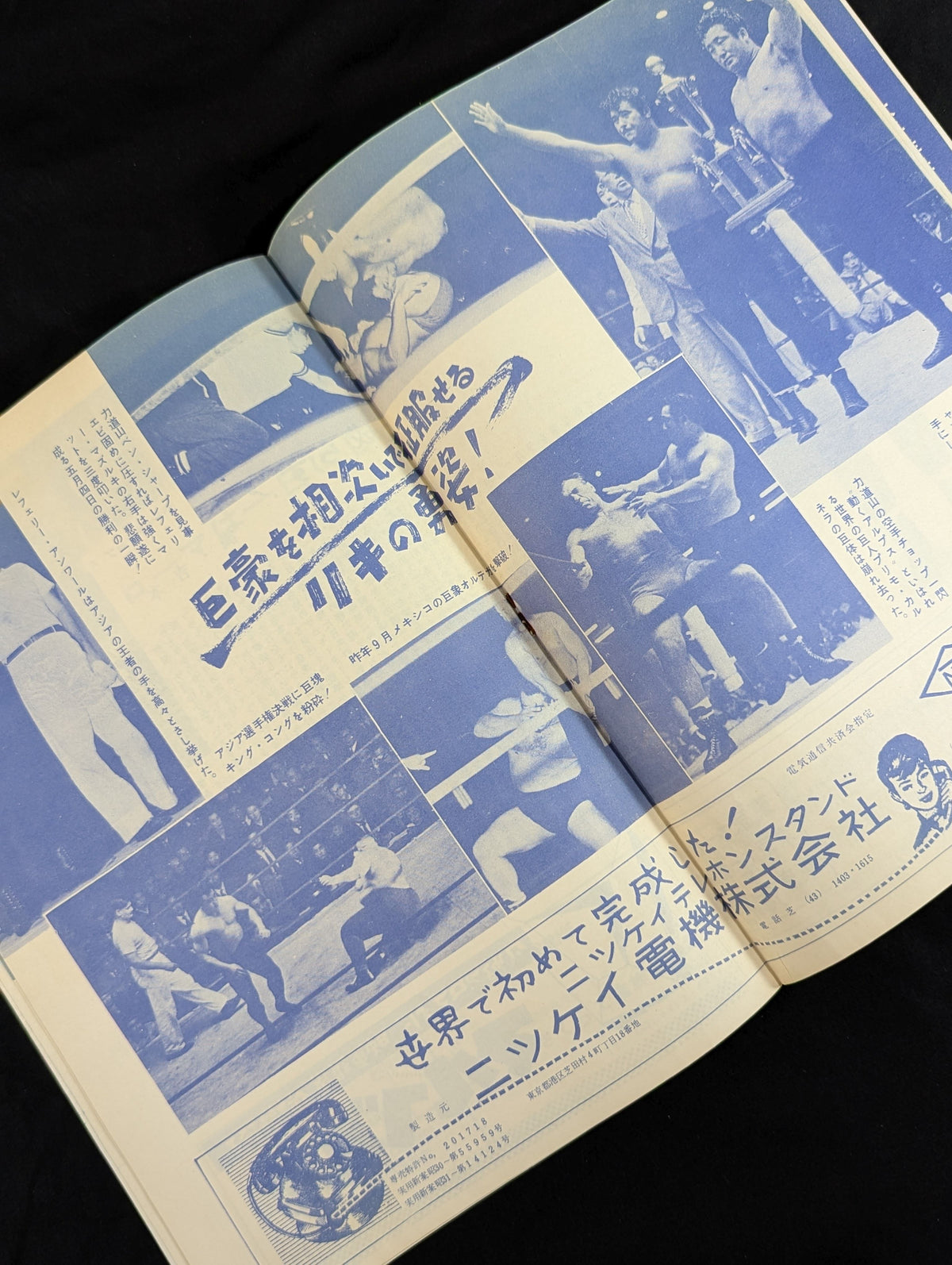 ★ Rikidozan vs. Tam Rice ★ Singles World fighters title challenger decision match