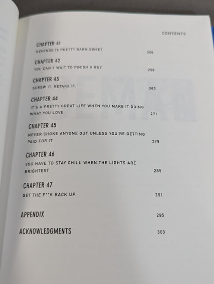 [Chuck Liddell hand signed autograph ] ICEMAN: MY FIGHTING LIFE