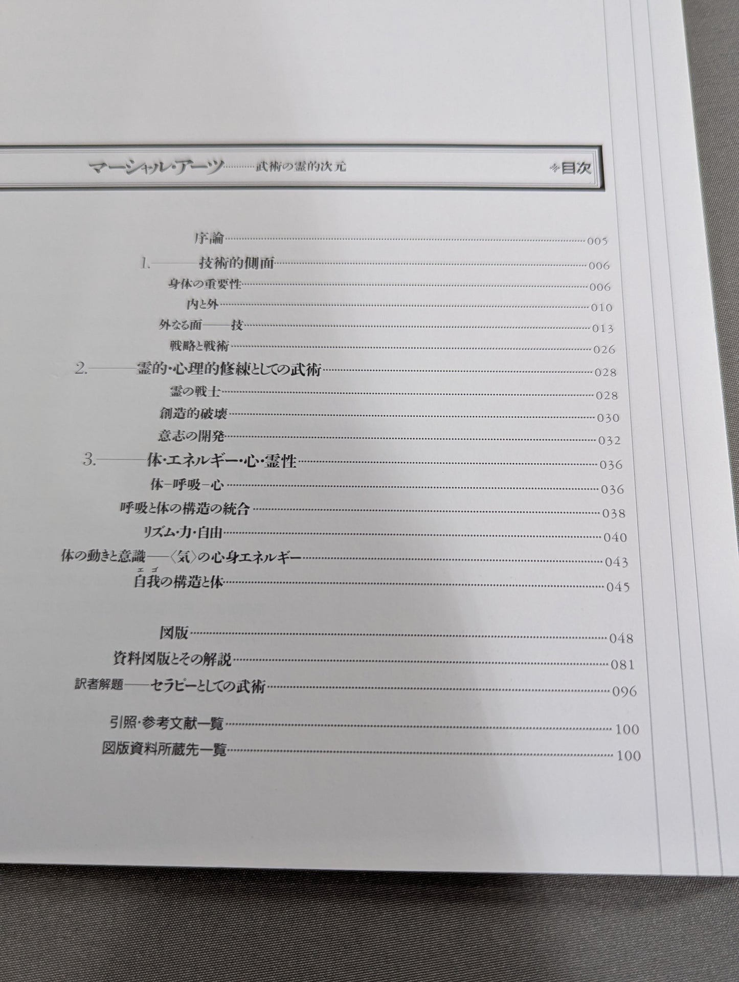 Marshall Arts: The Spiritual Dimension of Martial Arts