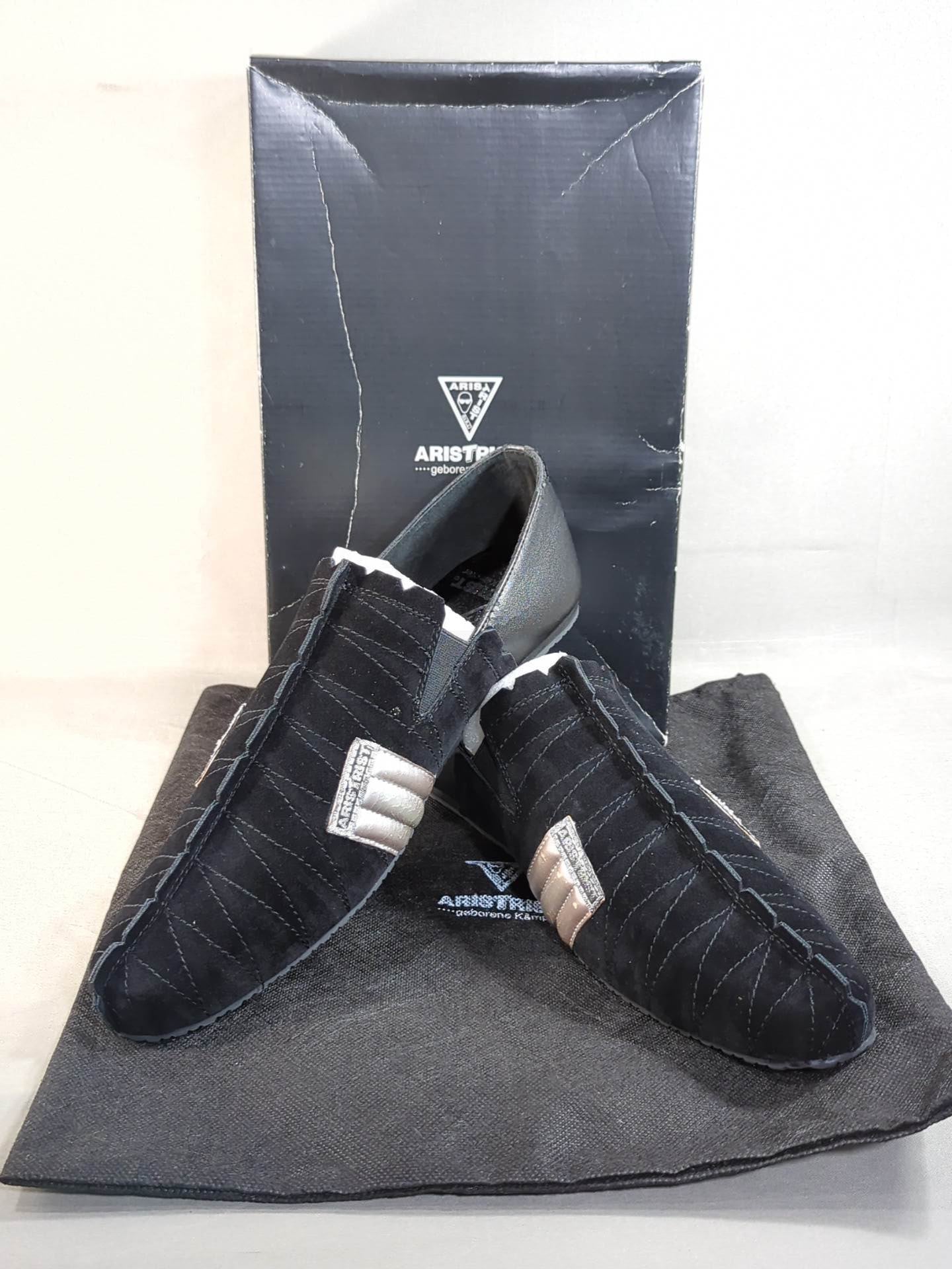 ★ ★ ARISTRIST  AT Loafer Shoes (Black× Silver)