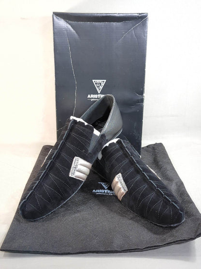 ★ ★ ARISTRIST  AT Loafer Shoes (Black× Silver)