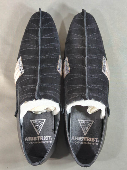 ★ ★ ARISTRIST  AT Loafer Shoes (Black× Silver)