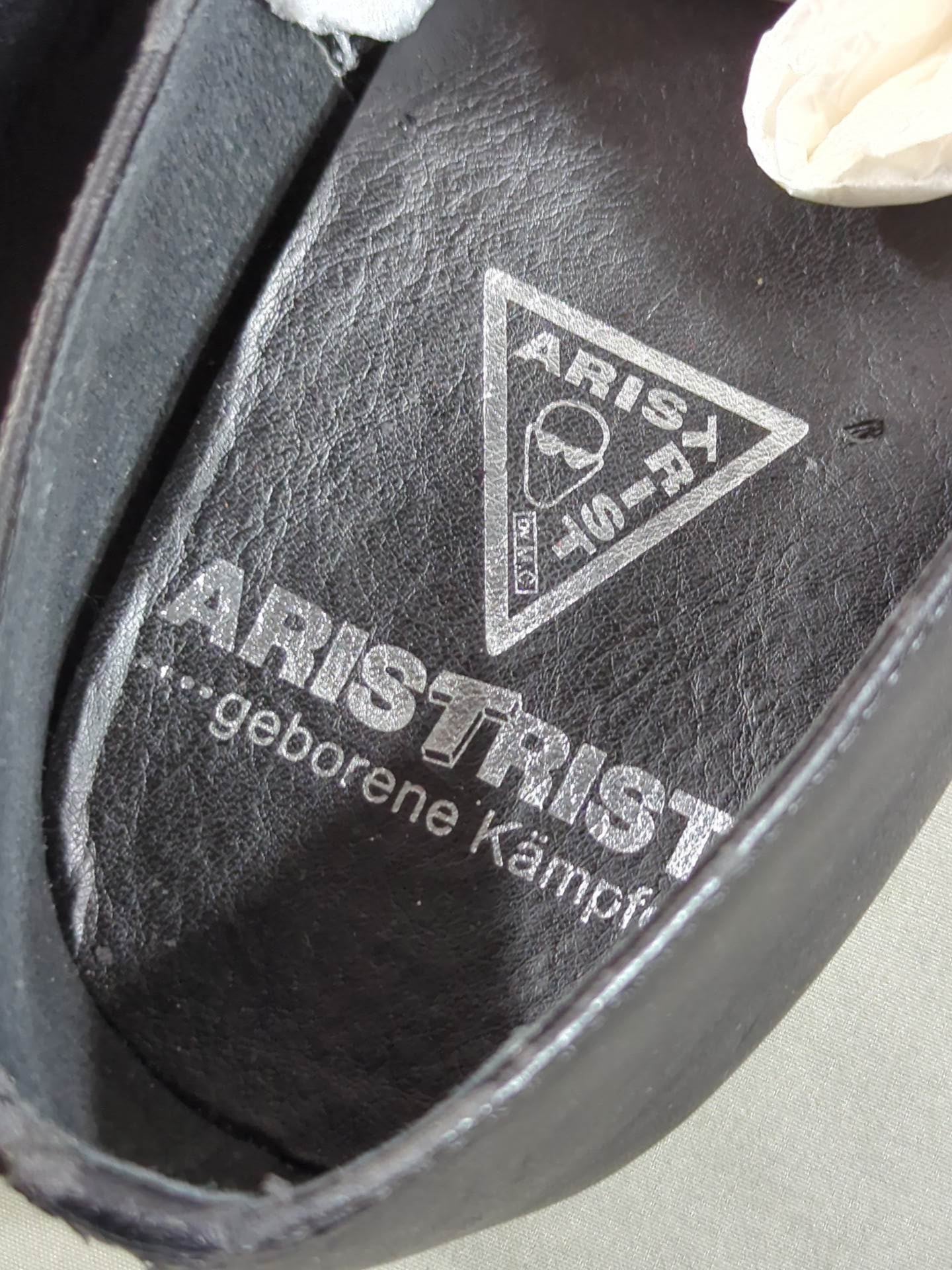 ★ ★ ARISTRIST  AT Loafer Shoes (Black× Silver)