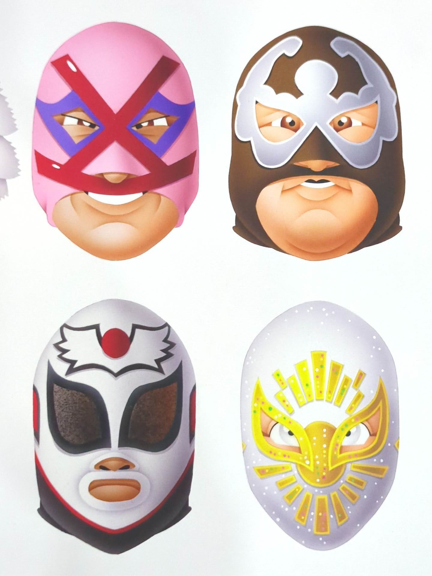 ★坂井永年氏 原画作品★「マスク大百科」スーパーレジェンドマスクマン