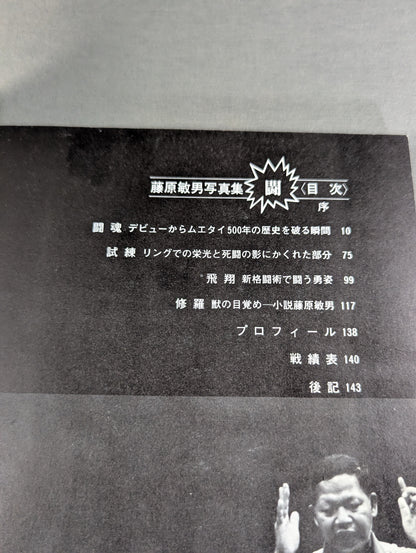 藤原敏男 写真集 闘(たたかい)
