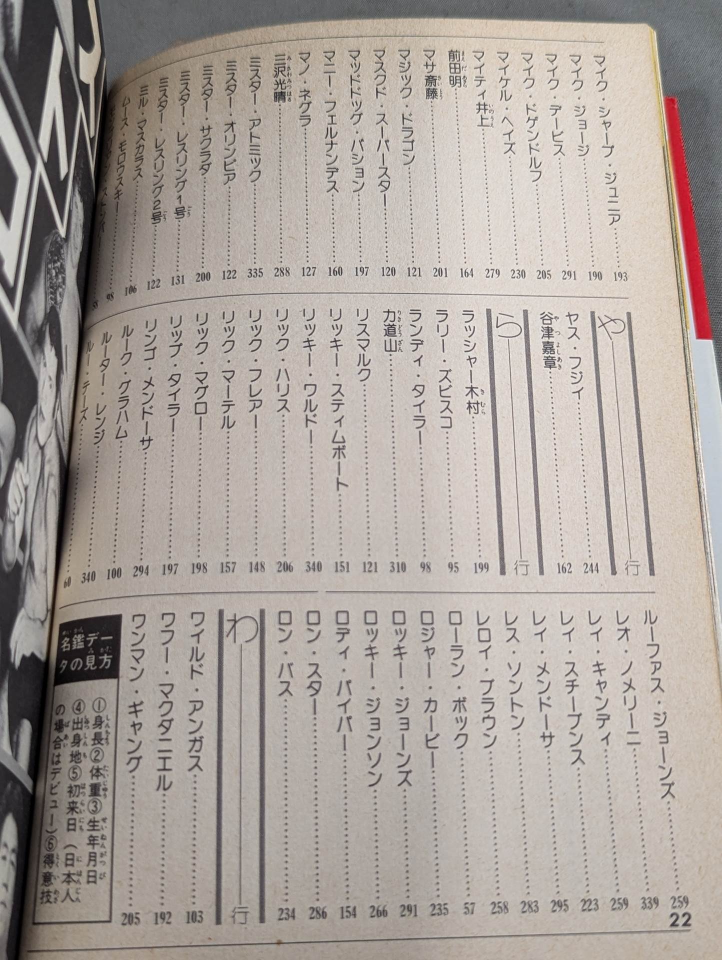 プロレスラー300大名鑑