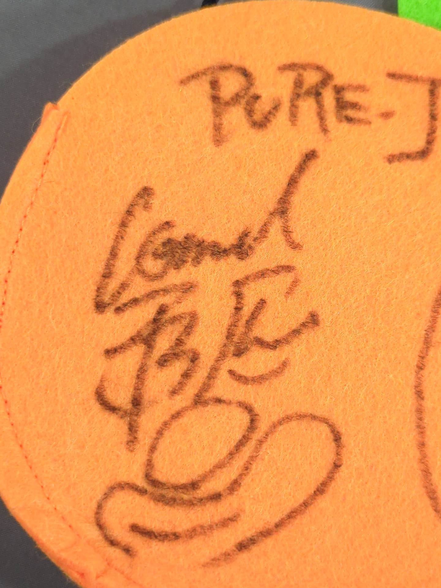 [Command Bolshoi & Tani Momo 2 hand signed autographs ] Halloween felt mini bag