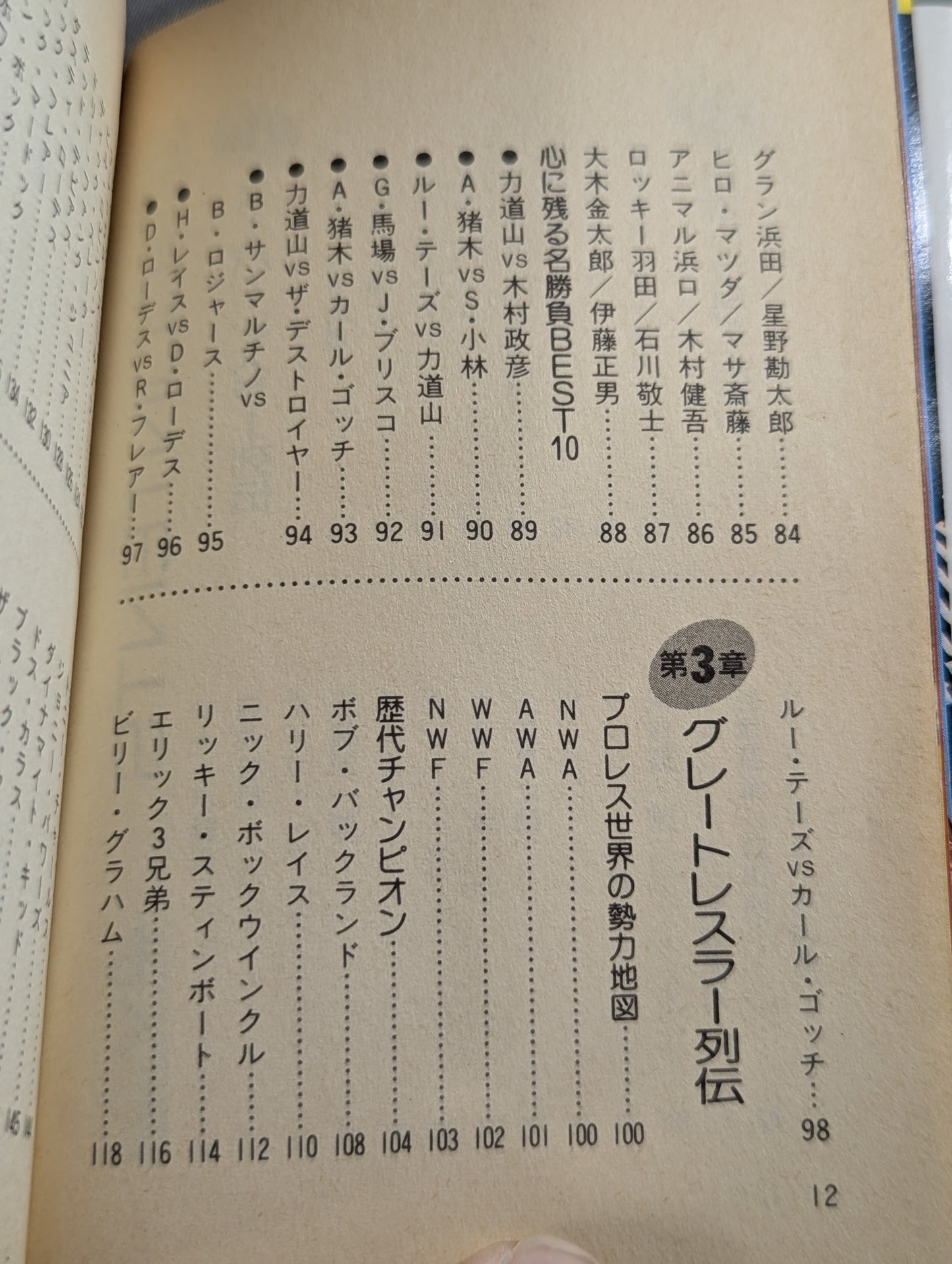 プロレス 世界のスーパースター