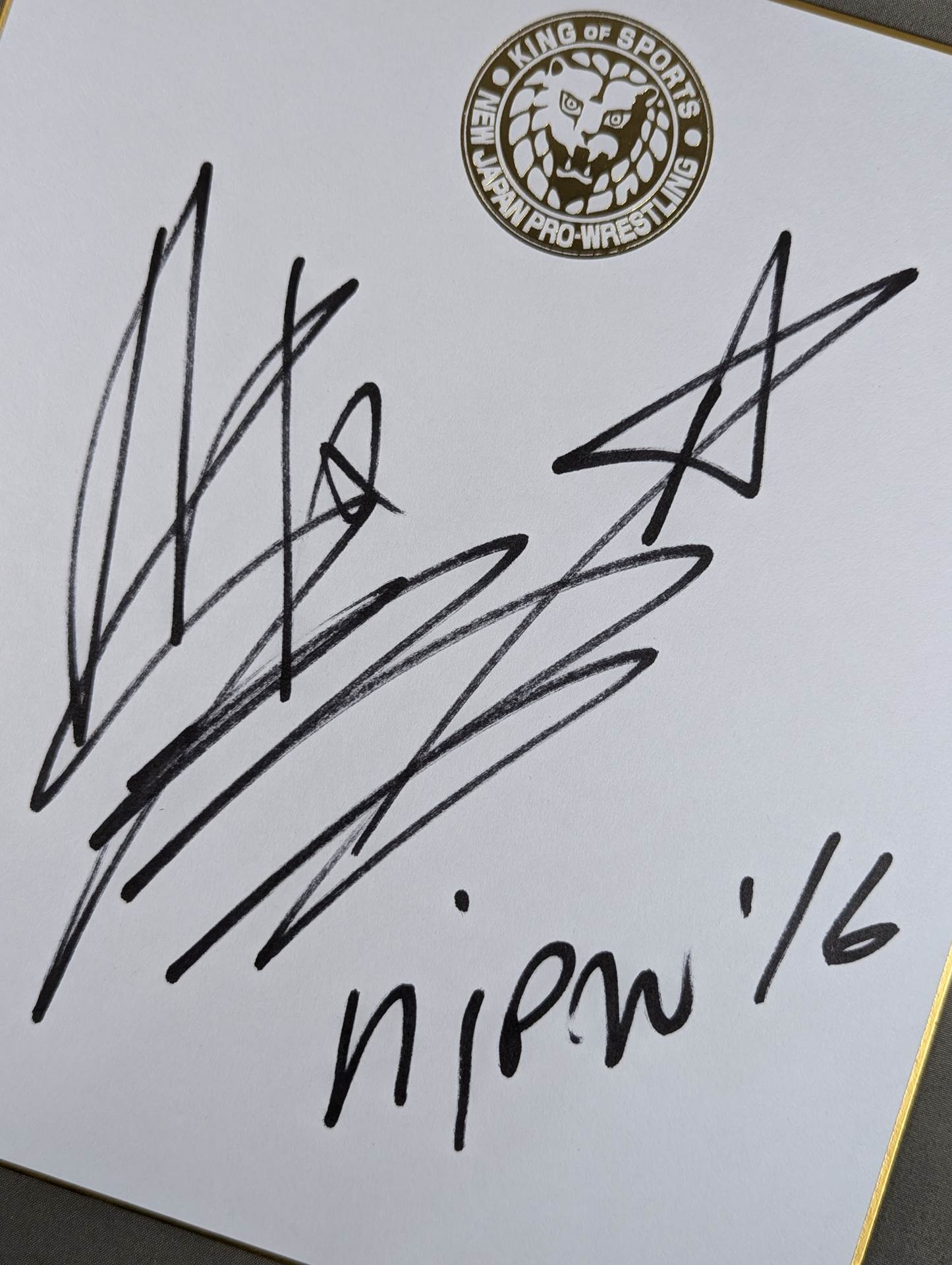 アレックス・シェリー(ライオンマーク色紙)