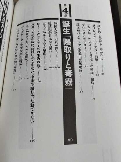 毒虎シュート夜話 昭和プロレス暗黒対談