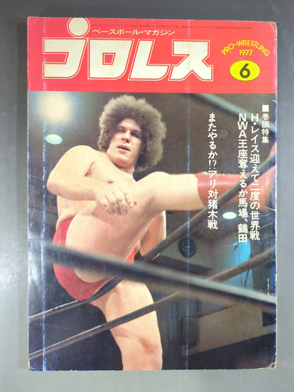 Pro Wrestling  Monthly, June 1977