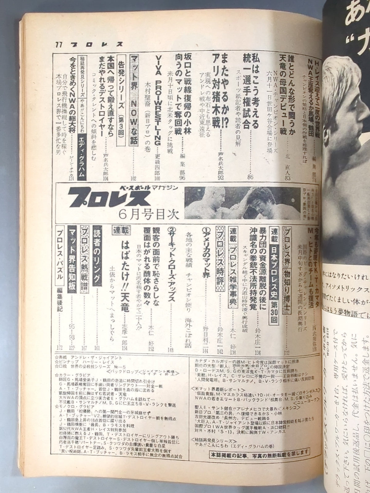 Pro Wrestling  Monthly, June 1977