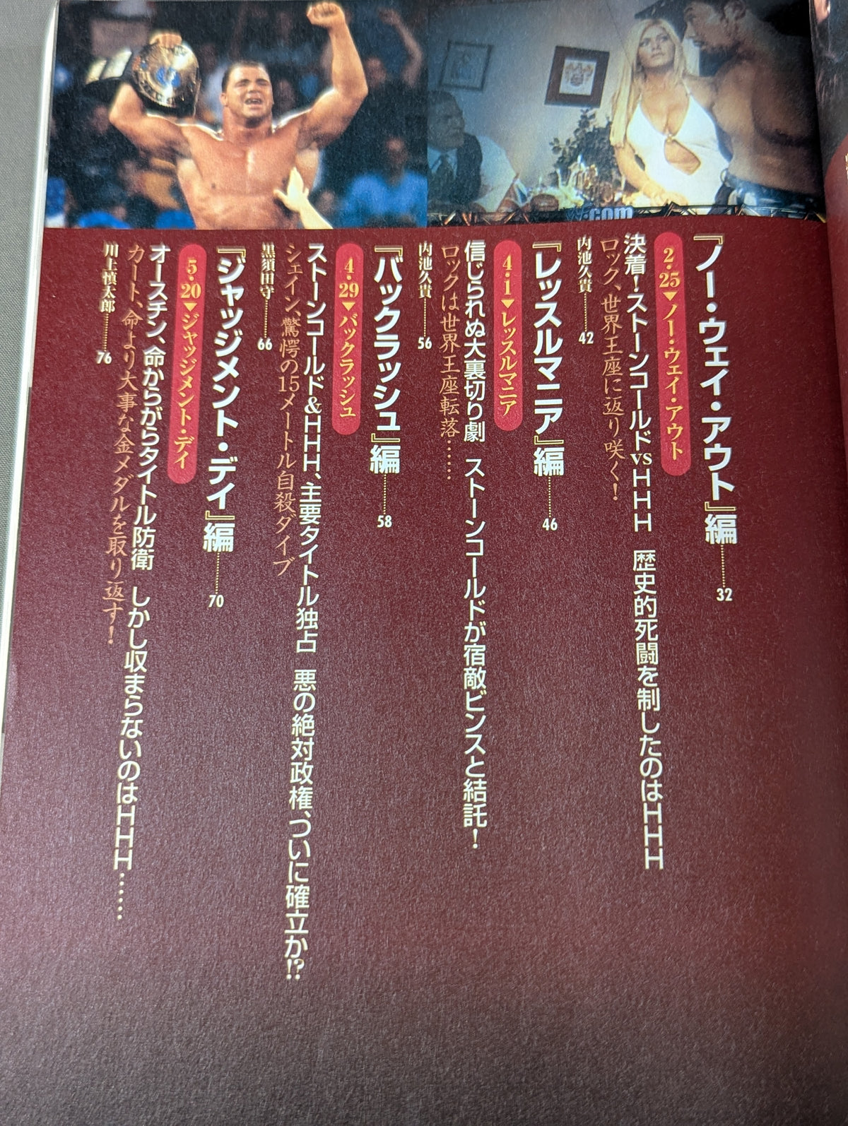 激震! アメリカンプロレス読本 2001WWF全米統一!