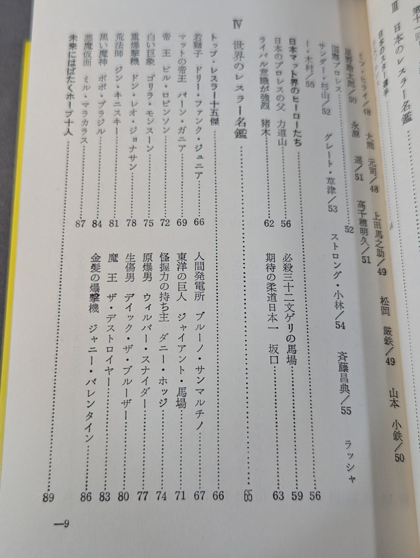 馬場のプロレス教室  プロレス入門