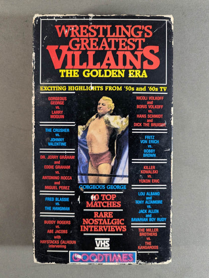 ★GORGEOUS GEORGE vs LARRY MOQUIN★ WRESTLING’S GREATEST VILLAINS THE GOLDEN ERA
