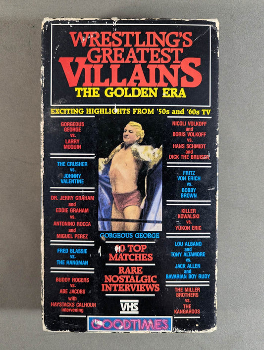 ★GORGEOUS GEORGE vs LARRY MOQUIN★ WRESTLING’S GREATEST VILLAINS THE GOLDEN ERA