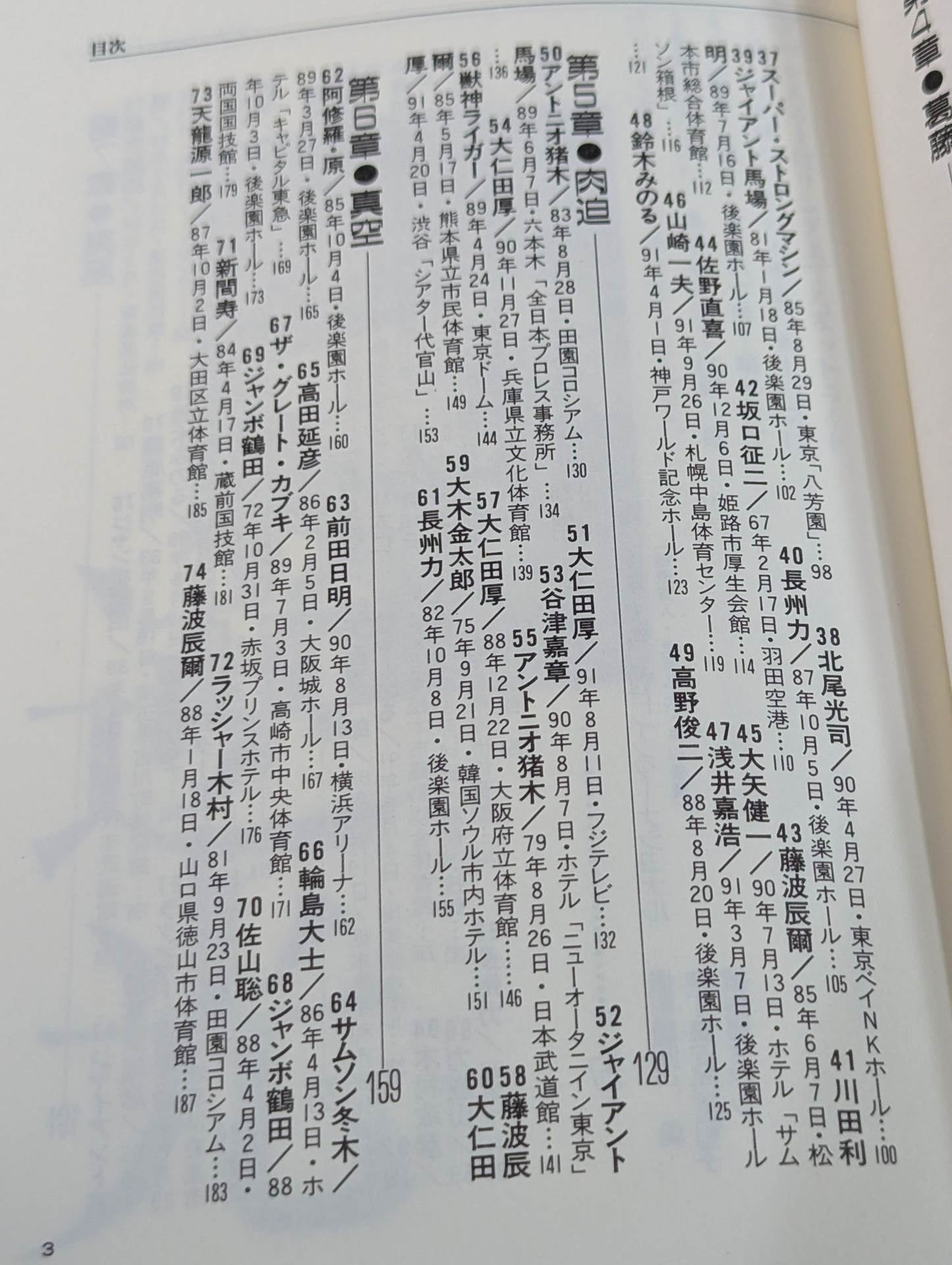 フラッシュ・バック プロレス激白集99