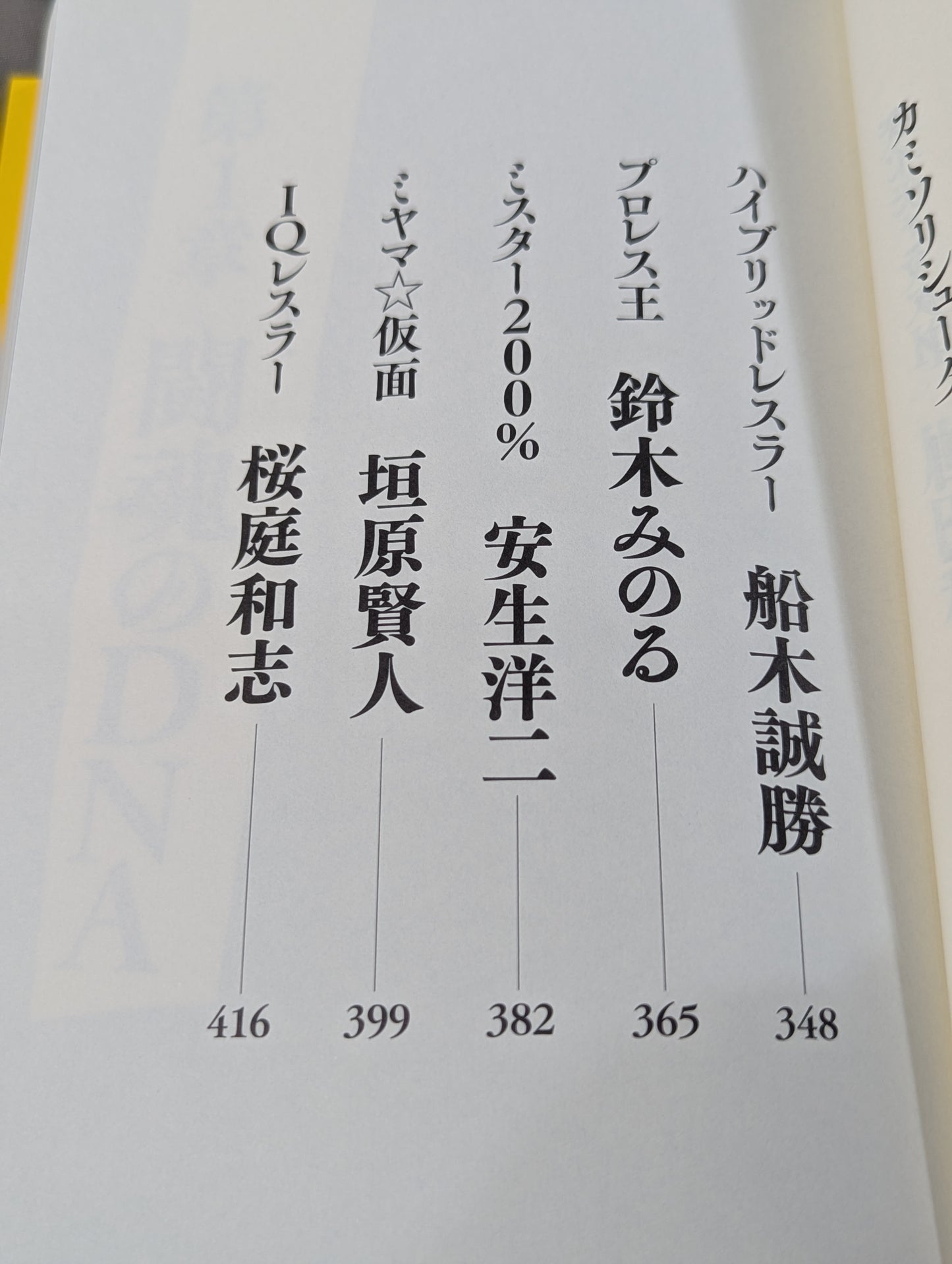 プロレス レジェンドスター懺悔録