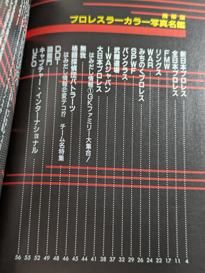 99年プロレスラーカラー写真名鑑［携帯版]