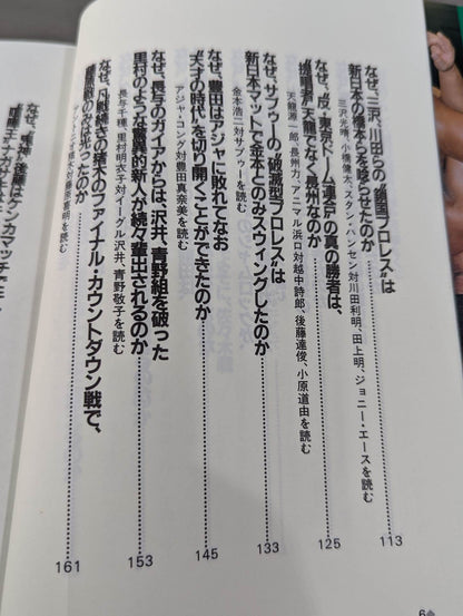 Pocket Book 95 Heisei Pro Wrestling How to Read Fierce Famous Matches