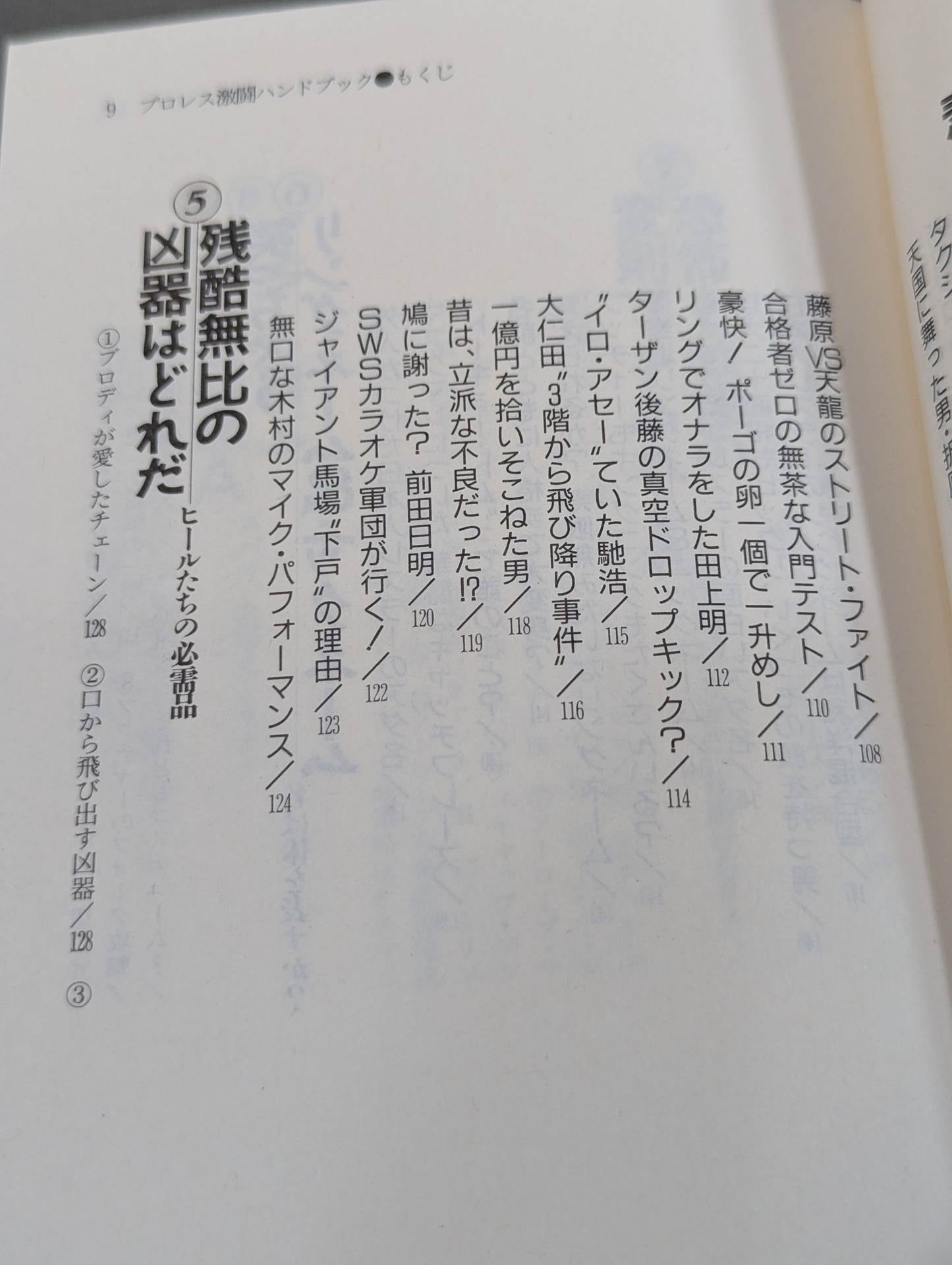 完全保存版 プロレス激闘ハンドブック 燃える男たちの全記録