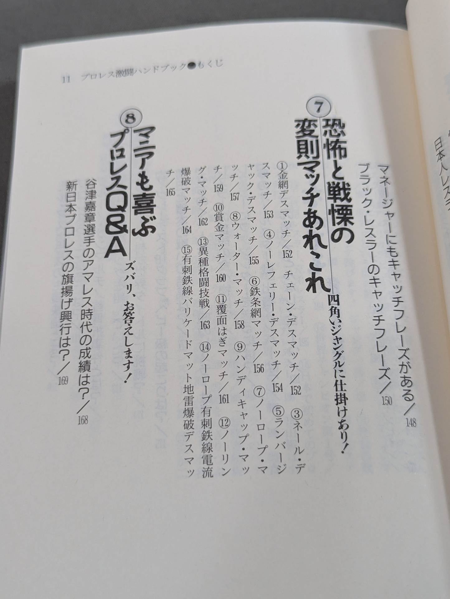 完全保存版 プロレス激闘ハンドブック 燃える男たちの全記録