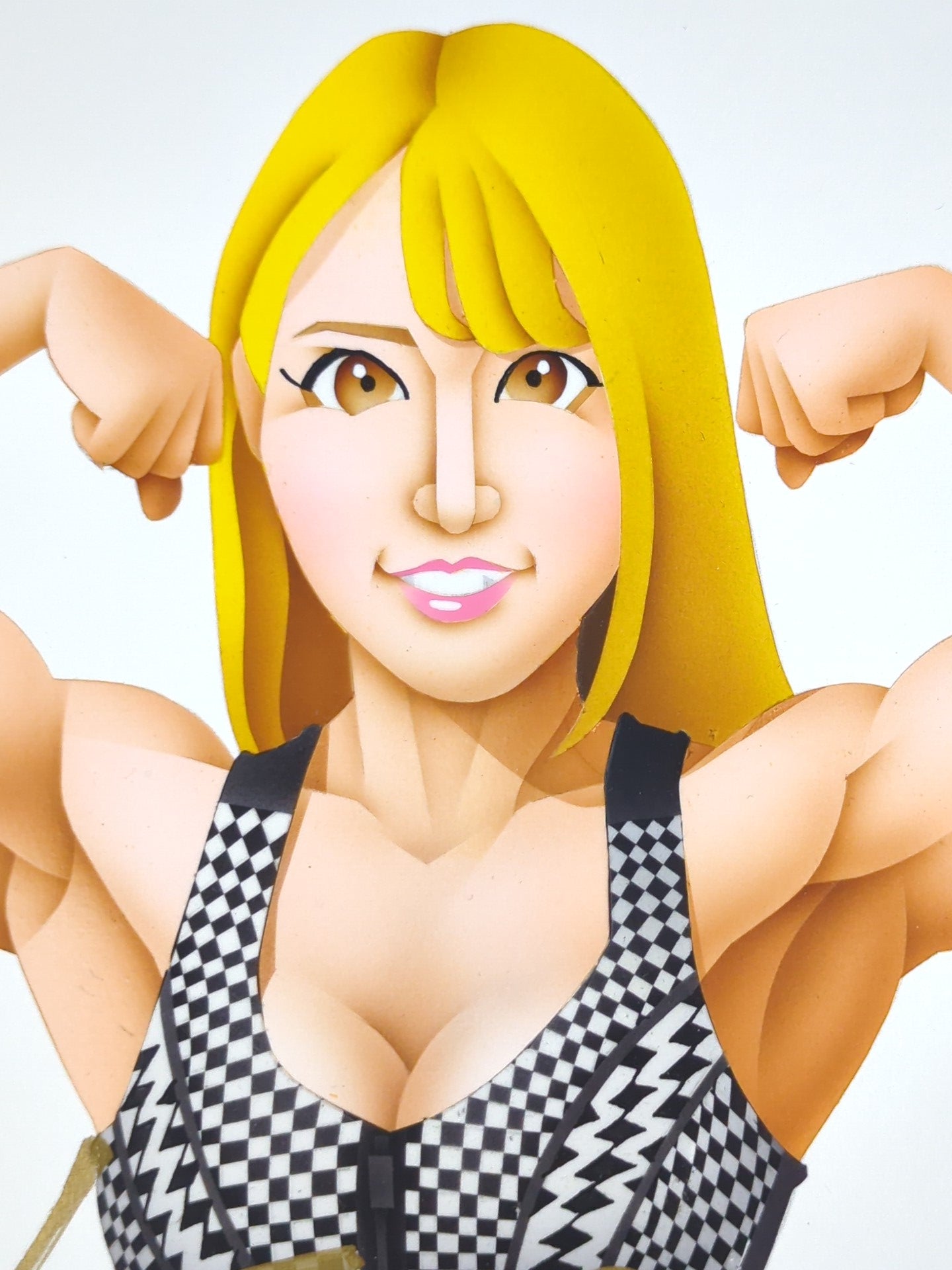 ★坂井永年氏 原画作品★「こんにちマッスル」ちゃんよた