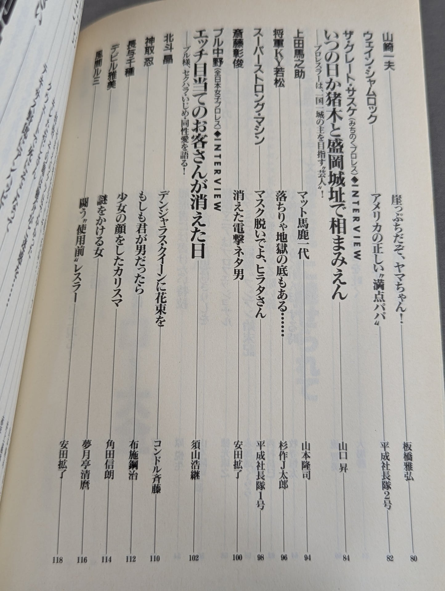 別冊宝島204 プロレスラー㊙読本  輝けるヒーローたちの正体を暴け!