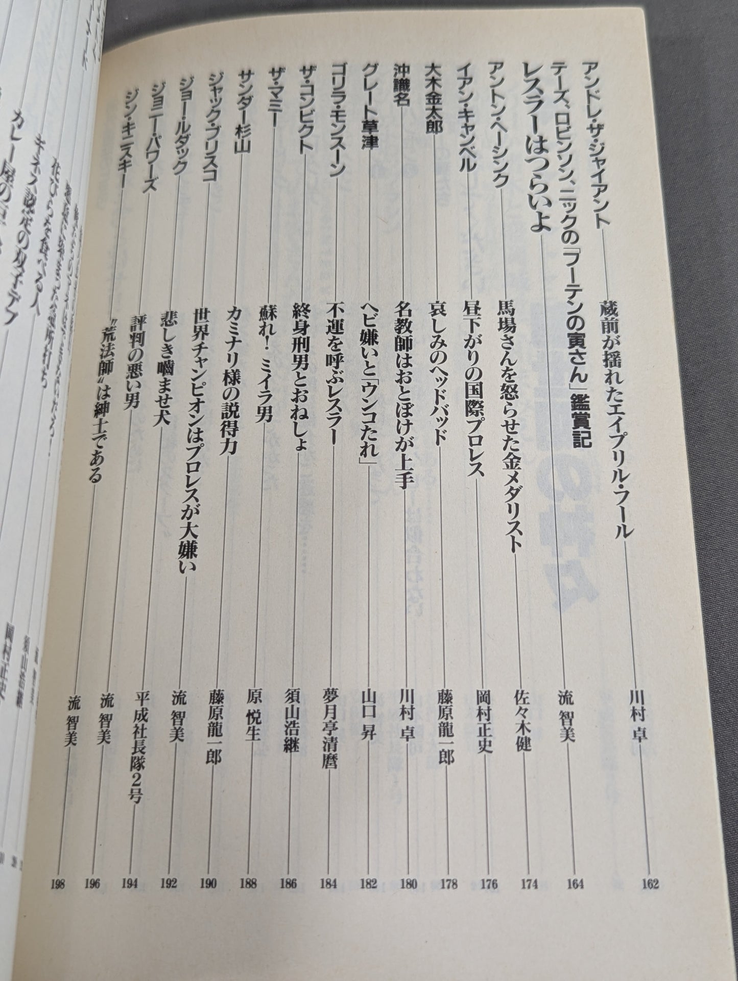 別冊宝島204 プロレスラー㊙読本  輝けるヒーローたちの正体を暴け!