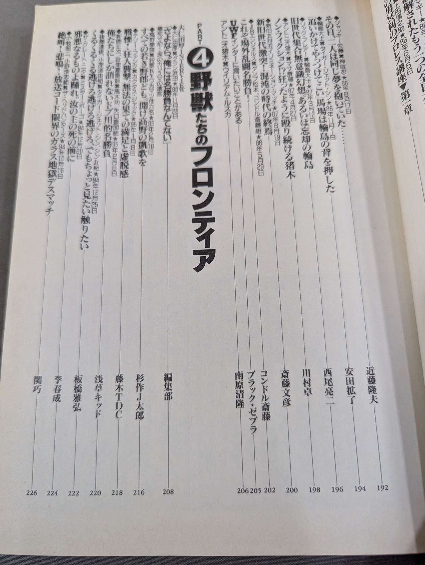 Bessatsu Treasure Island 222 Heisei Pro Wrestling  Famous Game! 100 Miracle Masterpieces