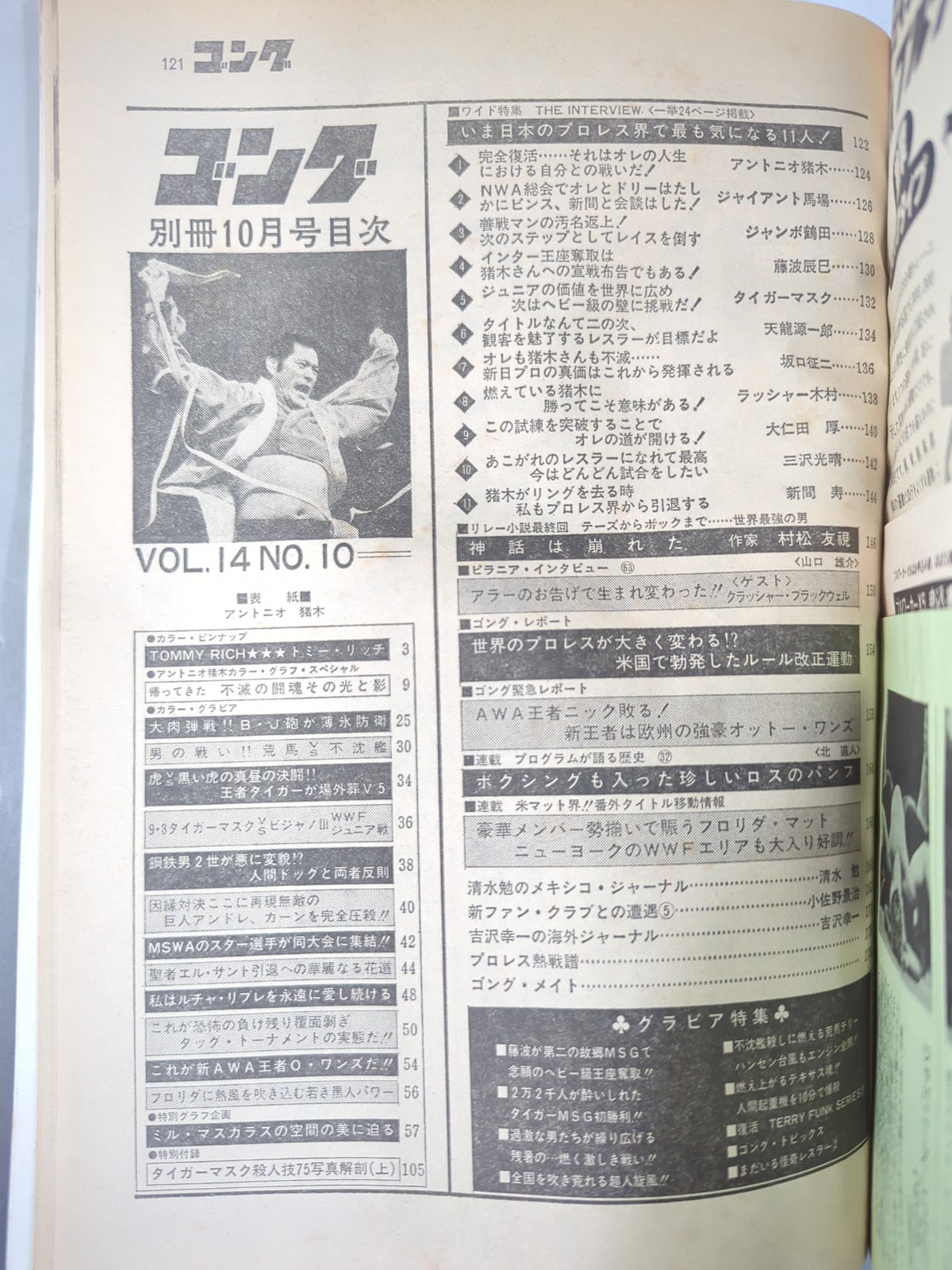 別冊ゴングVol.14 No.10