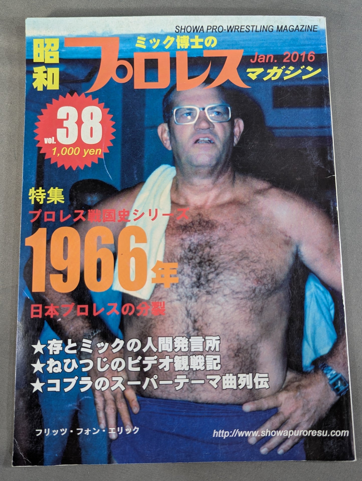 ミック博士の昭和プロレスマガジン第38号 ★特集 プロレス戦国史 1966年★