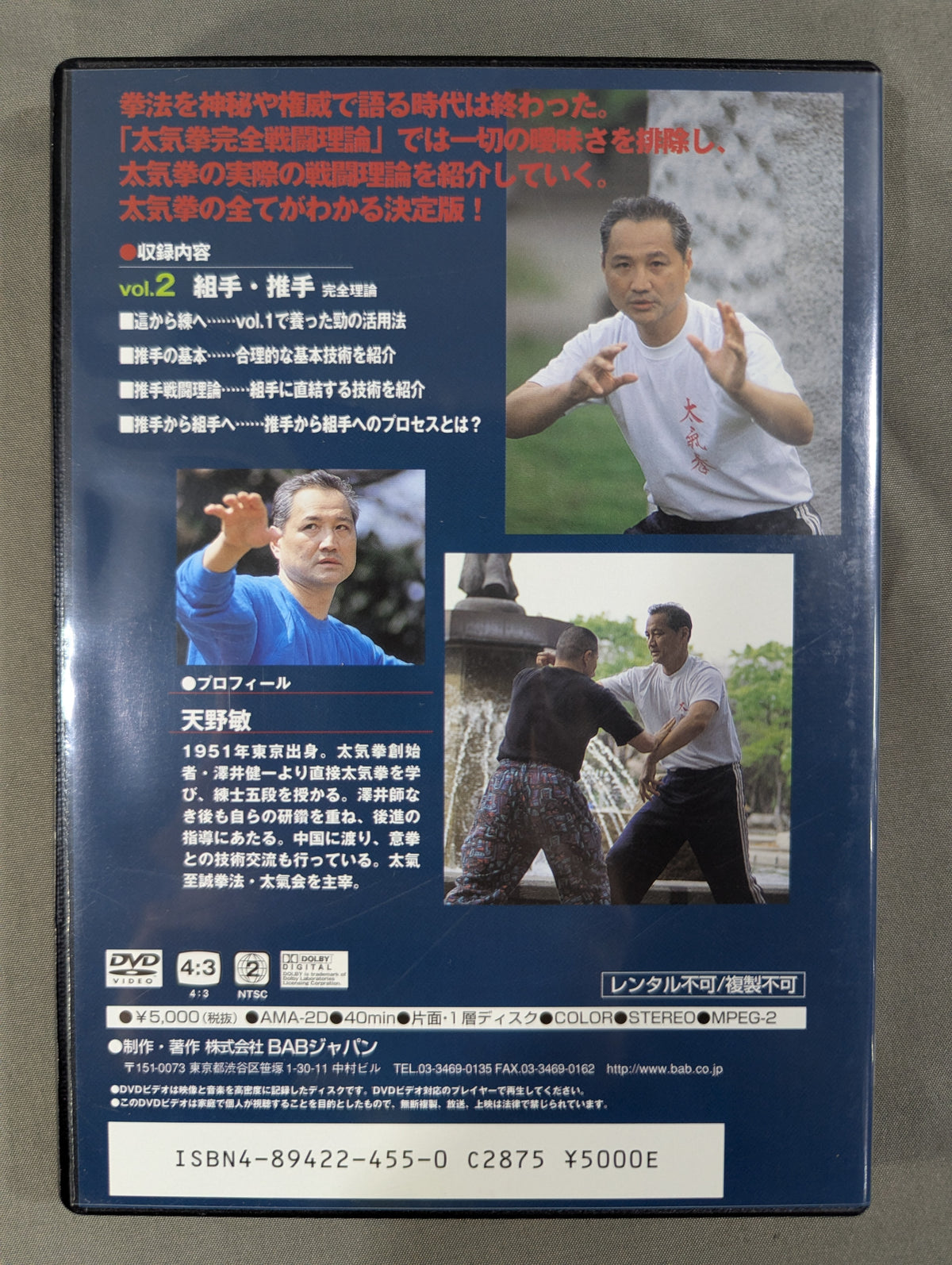 Bin Amano's Complete Taikiken Combat Theory vol.2: Sparring & Pushing Hands