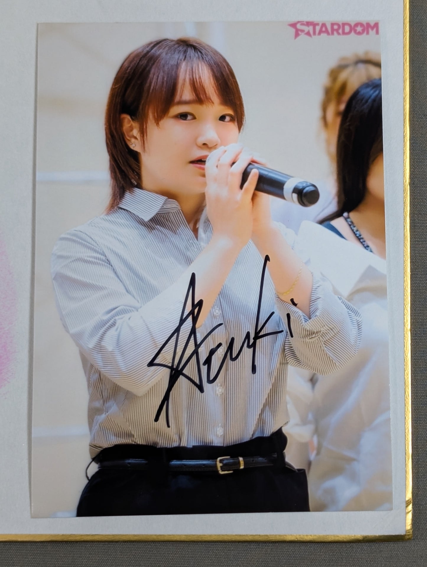 ★ Handprint Shikishi ( Autograph board ) & Limited photo by ★ Yuzuki Hoshino