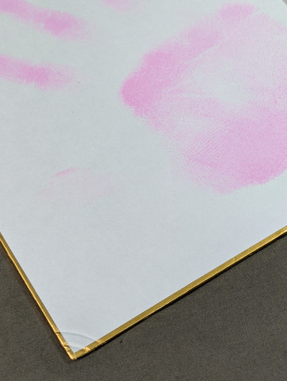 ★ Handprint Shikishi ( Autograph board ) & Limited photo by ★ Yuzuki Hoshino