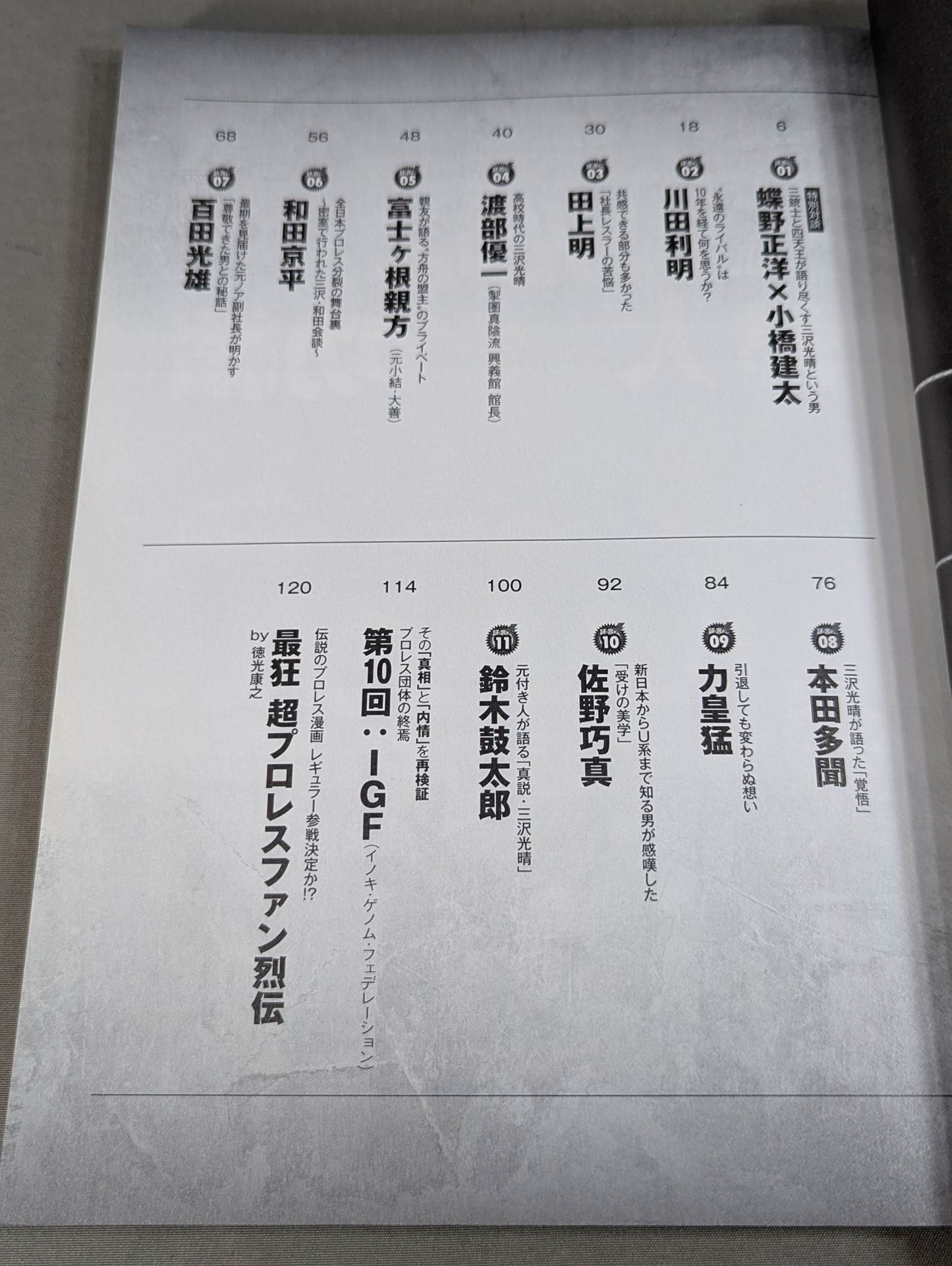 Our Pro Wrestling VOL.12 Mitsuharu Misawa The truth about 10 years since his sudden death. 12 rivals and allies confess their feelings! !
