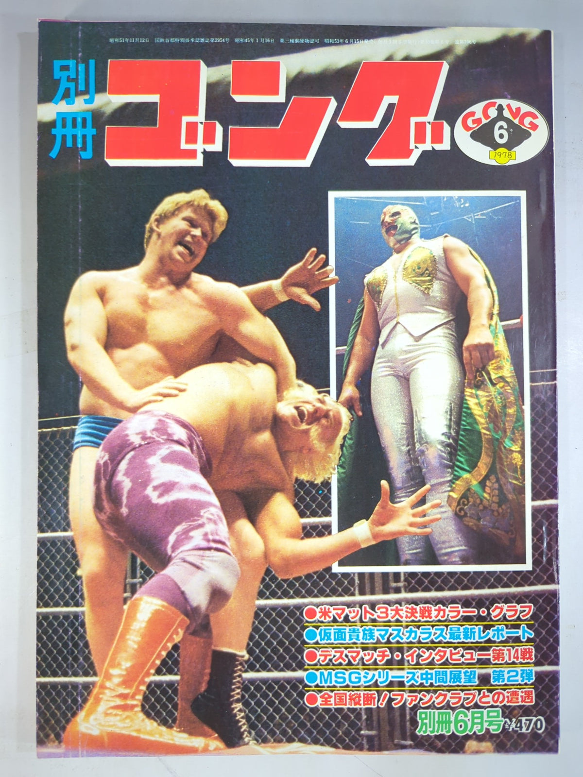 別冊ゴングVol.10 No.6