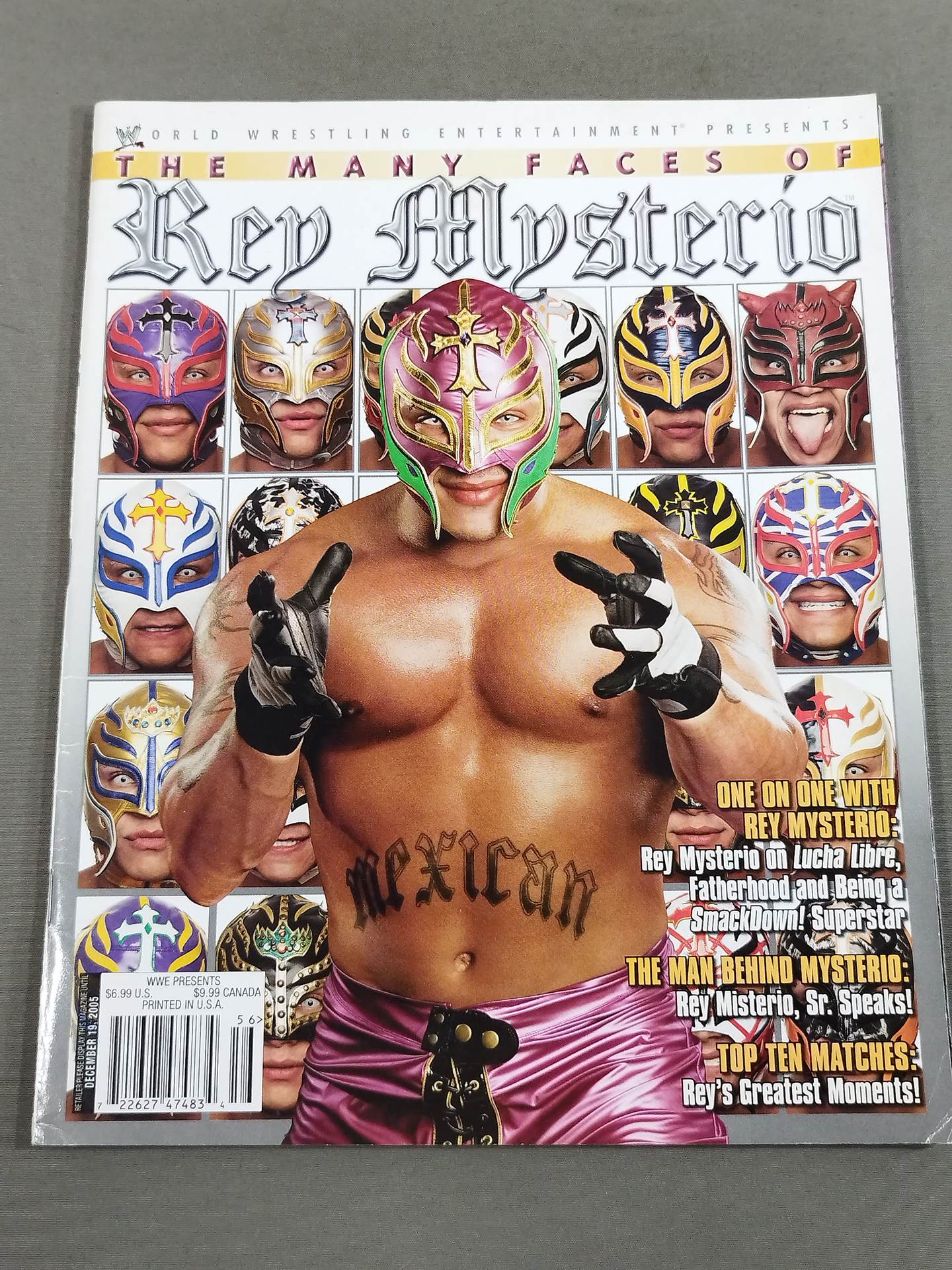 THE MANY FACES OF Rey Mysterio