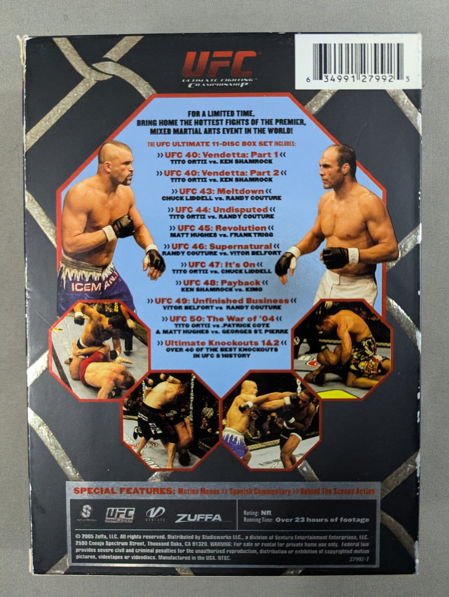 UFC THE ULTIMATE DVD COLLECTION