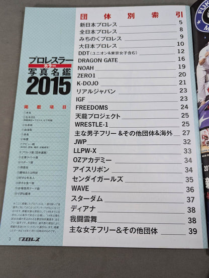 プロレスラー カラー写真名鑑 2015