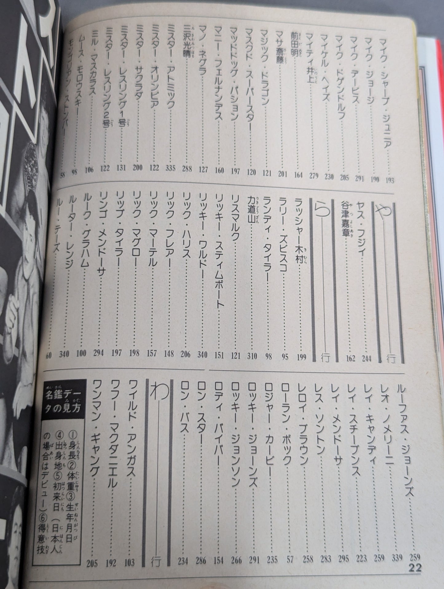 プロレスラー300大名鑑