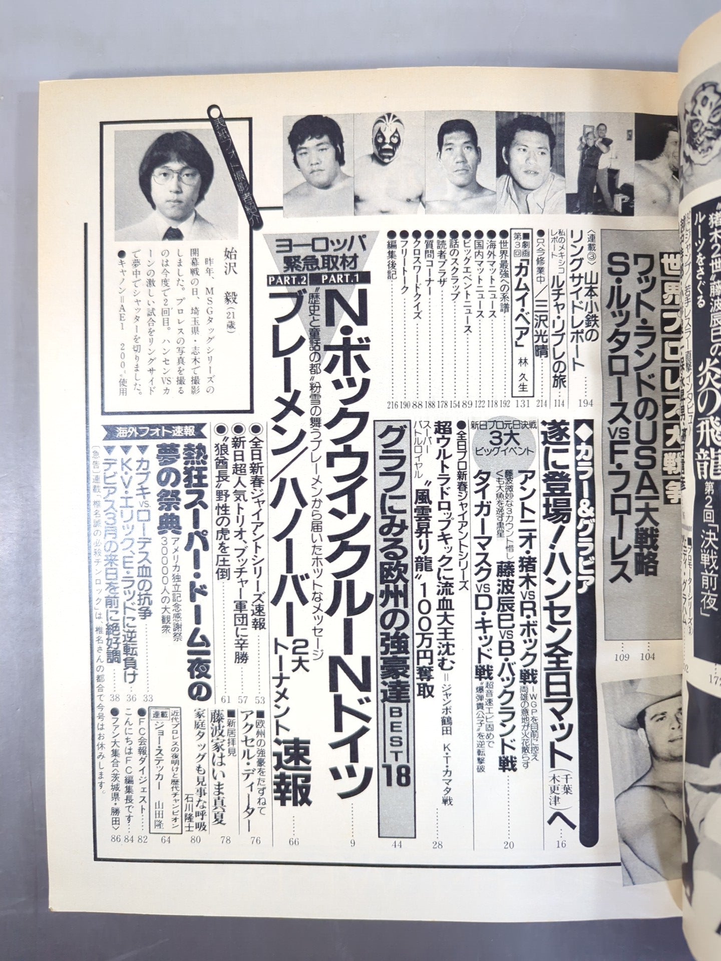 月刊ビッグレスラー 1982年3月号