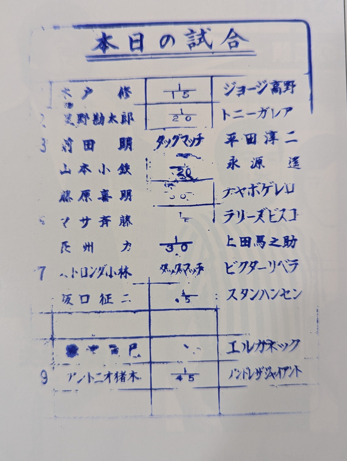 ★ Inoki vs Andre ★ 79 2nd MSG Series