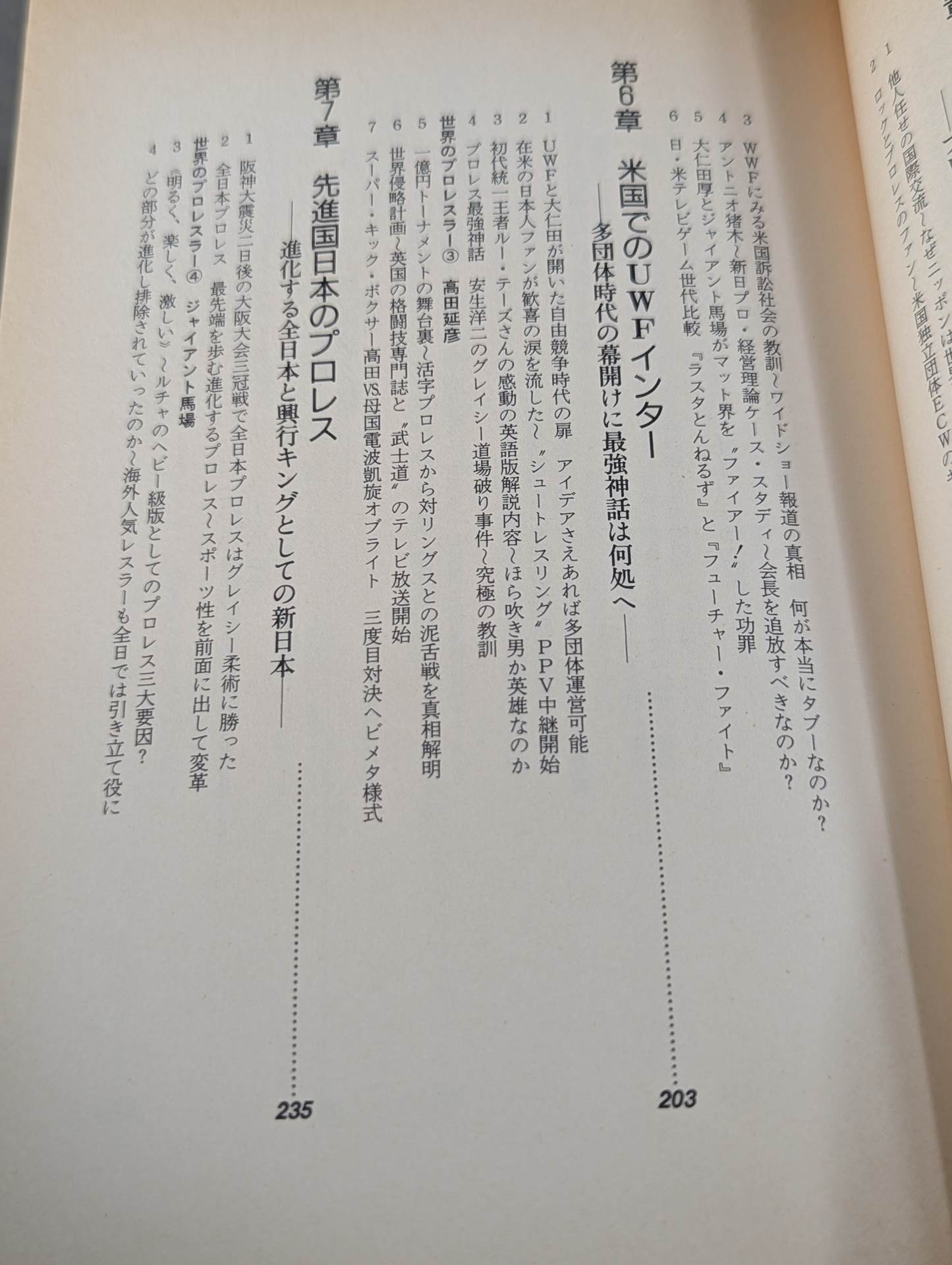 プロレス・格闘技､縦横無尽。