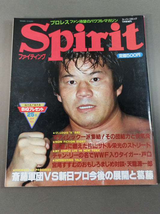 Fighting Spirit Super Comics November Issue Extra Issue