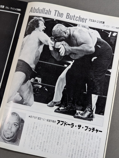 【3選手直筆サイン入り】81第9回チャンピオン・カーニバル(開幕戦)