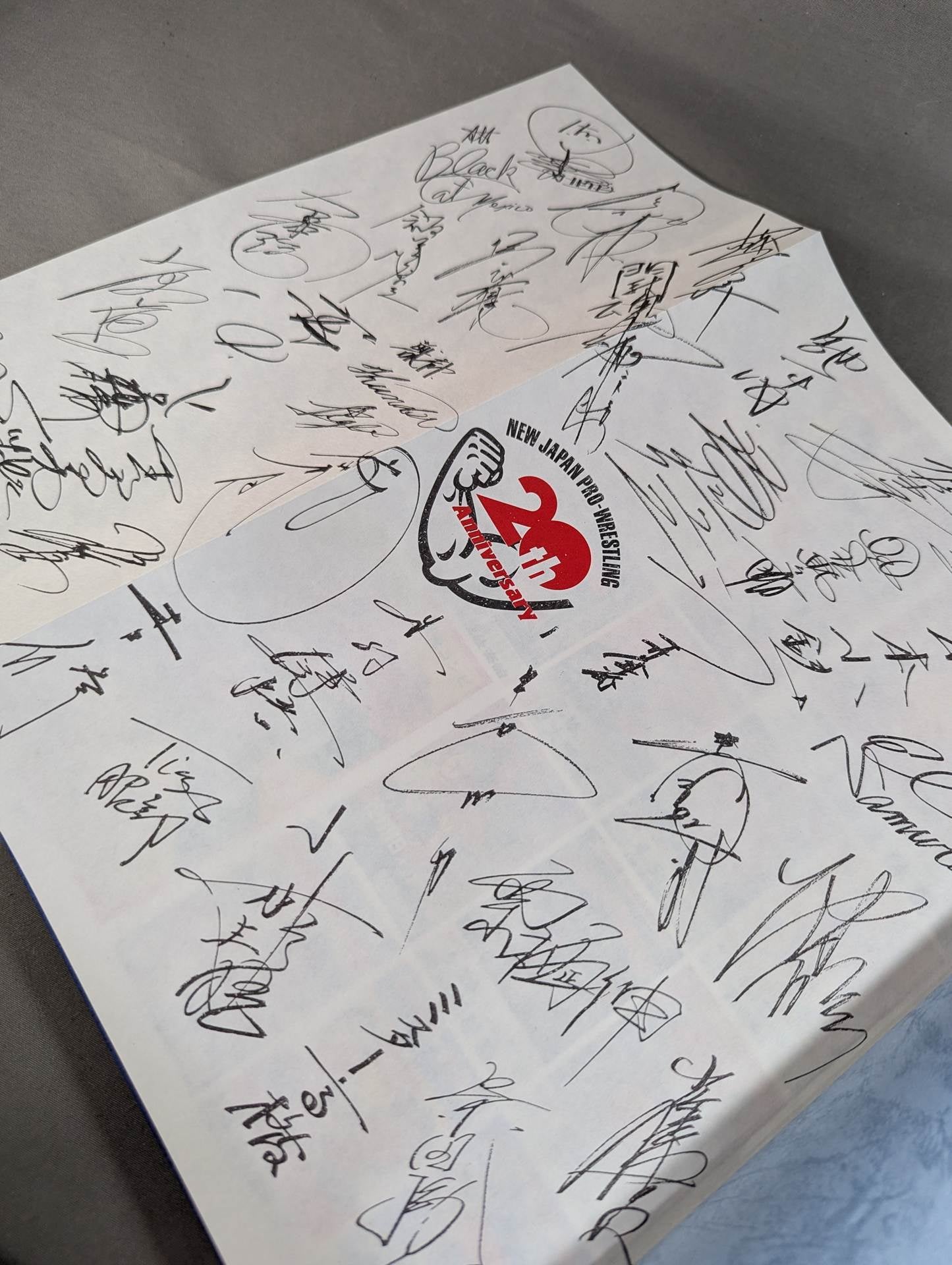 New Japan Pro Wrestling  20 Years History 20th Anniversary Collector's Edition